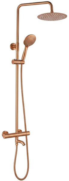 Tuš set s termostatom Rea Lungo Diamond Copper Brush