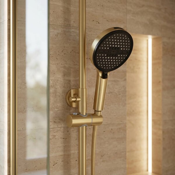 Komplet za prhanje Rea Prime Brush Gold