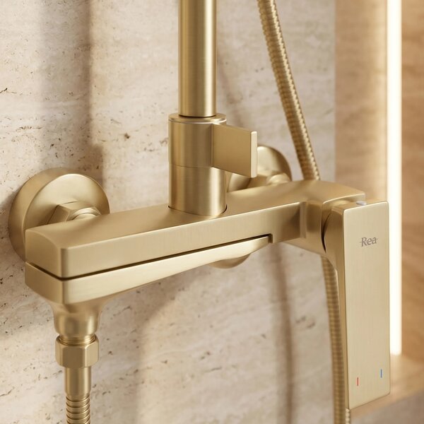 Komplet za prhanje Rea Prime Brush Gold