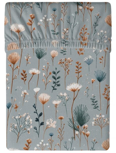 Rjuha iz mikrovlaken BOTANIC FIELD siva 90x200 cm