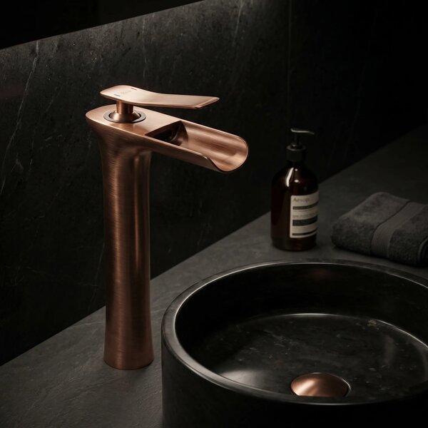 REA Laguna antique Mešalnik za umivalnik Copper brushed High