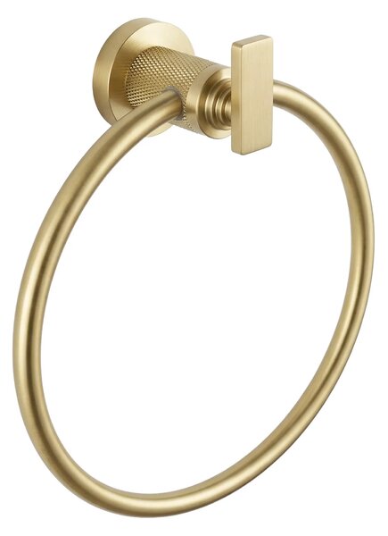 Kopalniški obešalnik Ring 81307 Virro Brush Gold