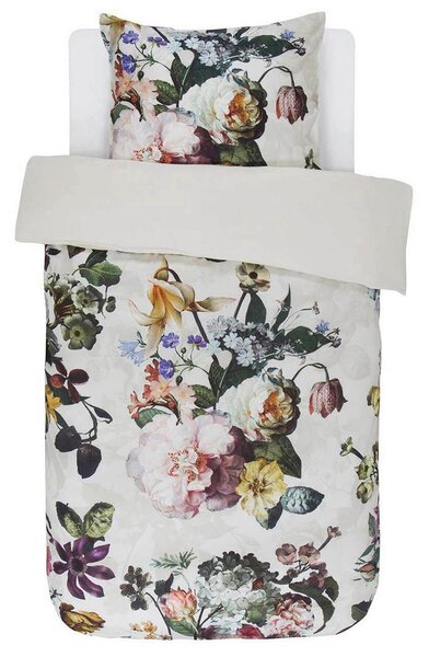 POSTELJNINA 135/200 cm saten krem barve