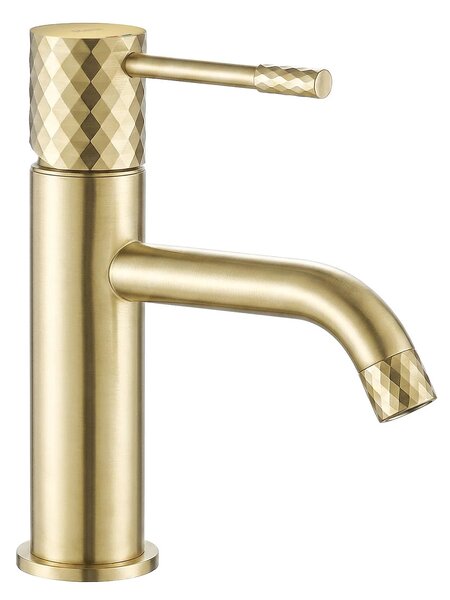 Mešalnik za umivalnik Rea Lungo Diamond Brush Gold Low