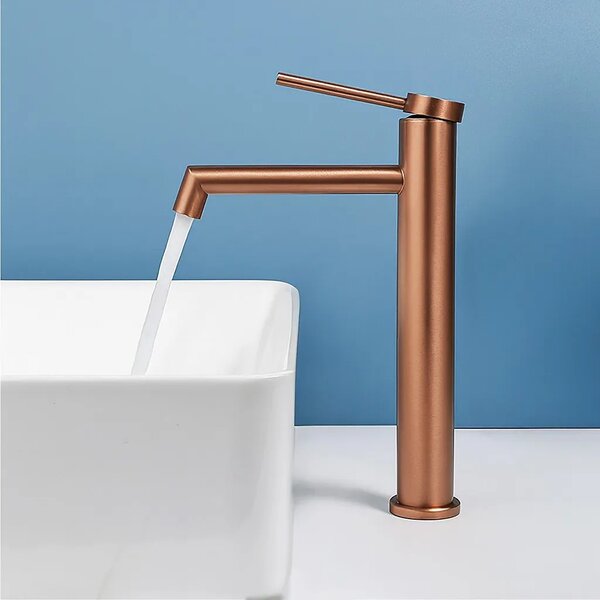 FOSS Mešalnik za umivalnik Brush Copper HIGH