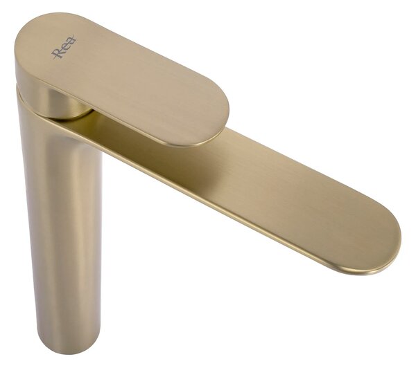 REA Drop Mešalnik za umivalnik Brush Gold High