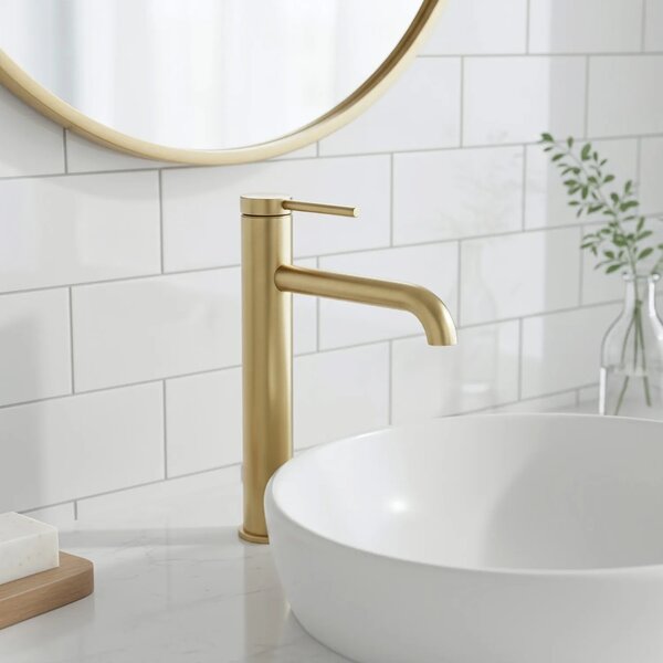 REA Spot Brush Gold High armatura za umivalnik