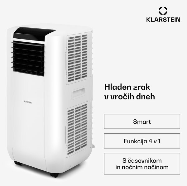 Klarstein Max Breeze Smart, mobilna klimatska naprava, 15000 BTU/h (4,4 kW), energijski razred A