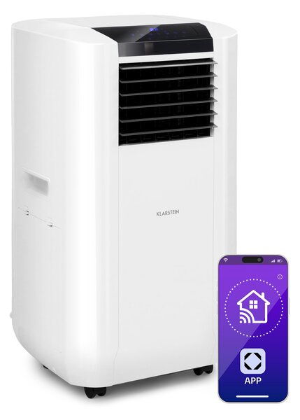 Klarstein Max Breeze Smart, mobilna klimatska naprava, 15000 BTU/h (4,4 kW), energijski razred A