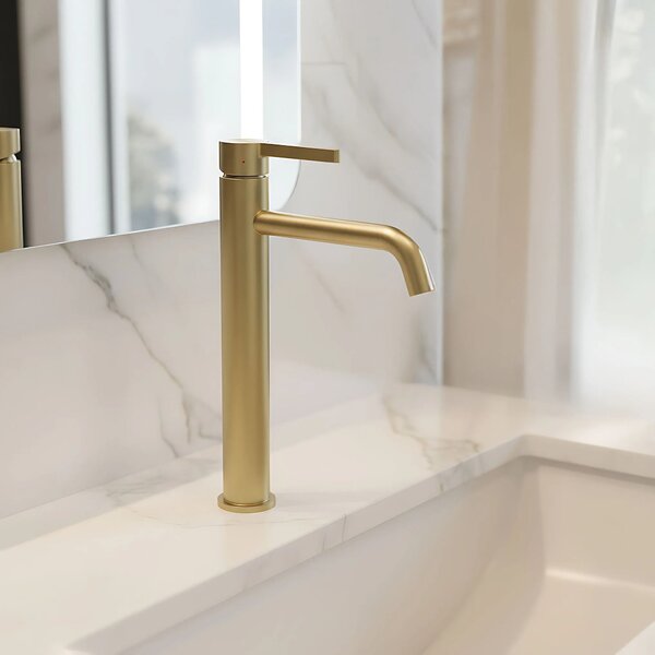 REA Foster Brush Gold High armatura za umivalnik