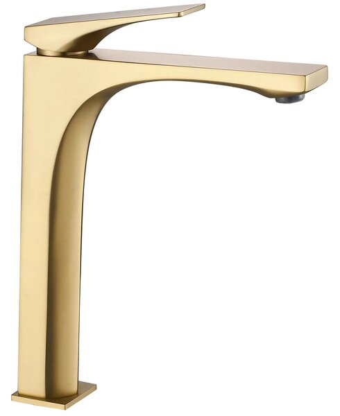 REA PREMIUM Joe Mešalnik za umivalnik Brush Gold High