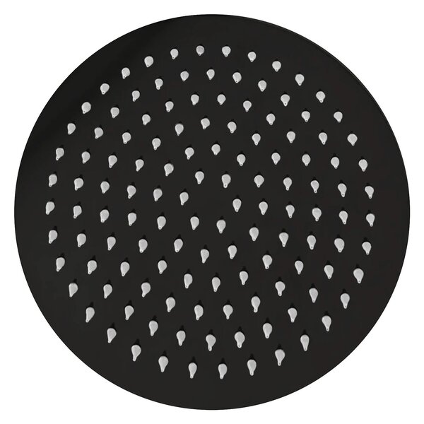 Dežni tuš Rea Black Matt 25cm