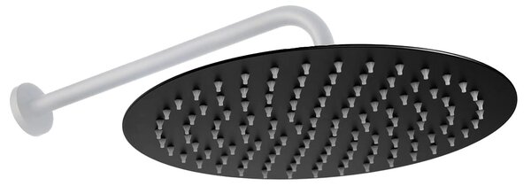 Dežni tuš Rea Black Matt 25cm