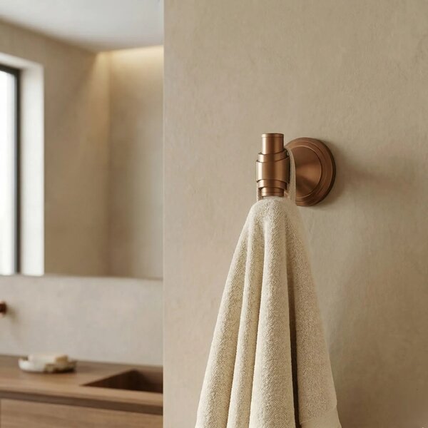 Bathroom hanger 1609 Aristo Brushed copper