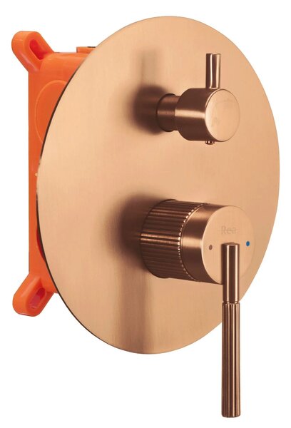 Komplet za tuširanje za vgradnjo Rea Argon Brush Copper + BOX