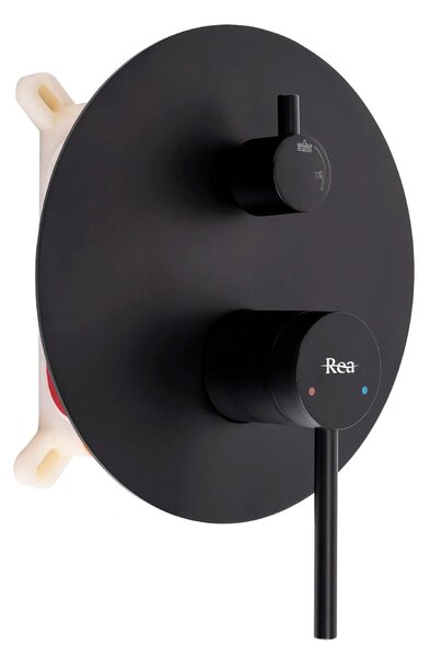 Komplet za tuširanje za vgradnjo Rea Foss Clif Black + BOX