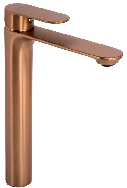 REA Drop Mešalnik za umivalnik Brush Copper High