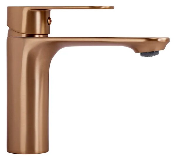 REA Drop Mešalnik za umivalnik Brush Copper low