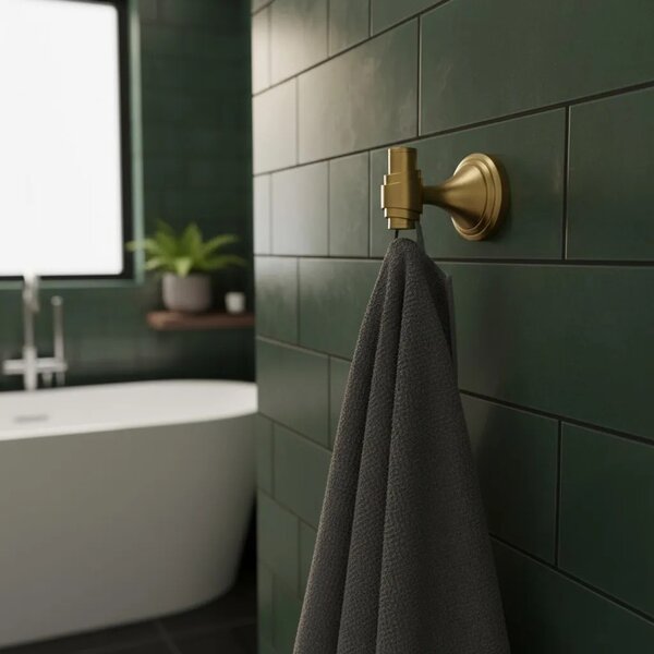 Bathroom hanger 1609 Aristo Brushed Gold