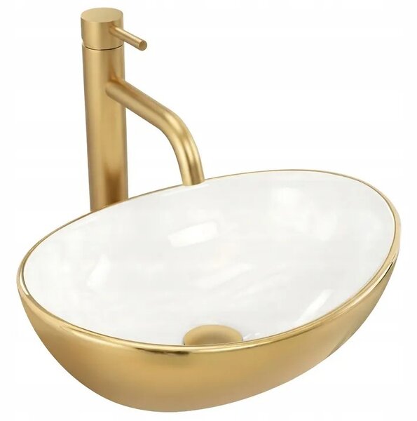 Umivalnik Basaro Sofia Gold / White