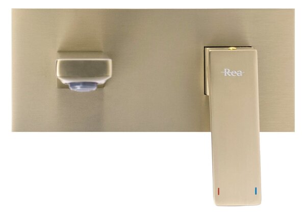 REA PREMIUM Joe Brush Gold Skrita armatura za umivalnik
