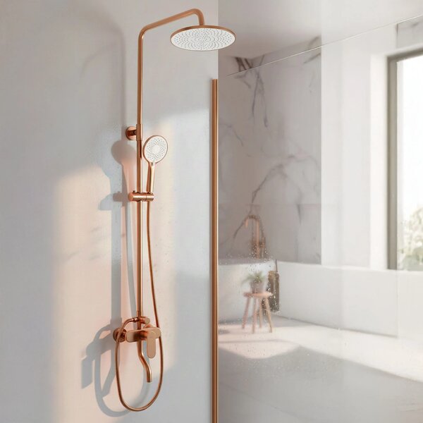 Komplet za prhanje REA DROP Brush Copper