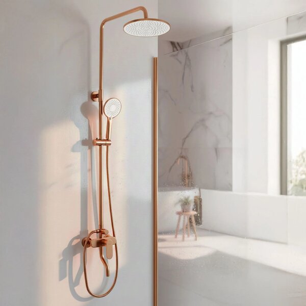 Komplet za prhanje REA DROP Brush Copper