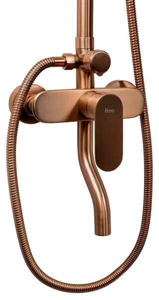 Komplet za prhanje REA DROP Brush Copper
