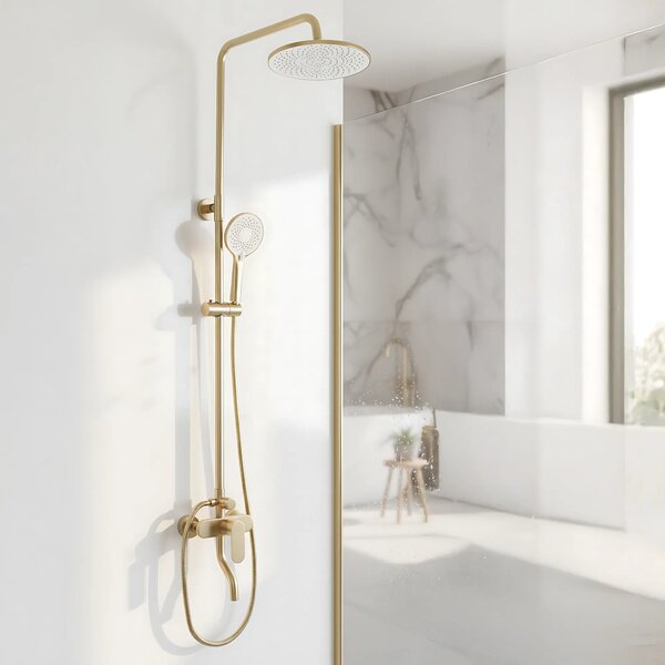 Komplet za prhanje REA DROP Brush Gold