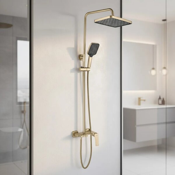 Komplet za prhanje PREMIUM REA JOE Brush Gold
