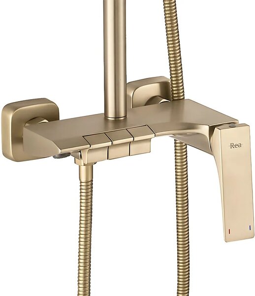 Komplet za prhanje PREMIUM REA JOE Brush Gold