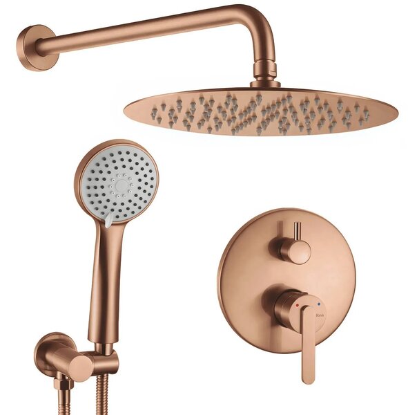 Komplet za tuširanje za vgradnjo Rea Ontario Brush Copper + BOX