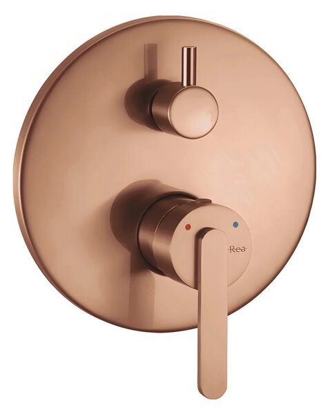 Komplet za tuširanje za vgradnjo Rea Ontario Brush Copper + BOX
