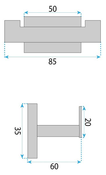Kopalniški obešalnik OSTE 205 Black