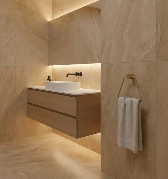 Kopalniški obešalnik Tomi 5810 Brush Gold