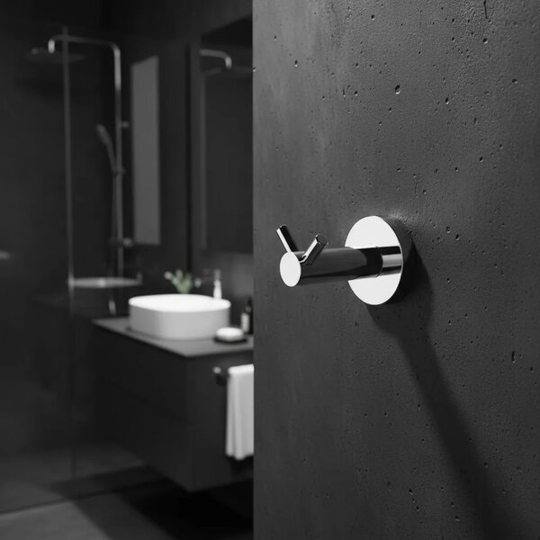 Kopalniški obešalnik 5605 Leo Chrome