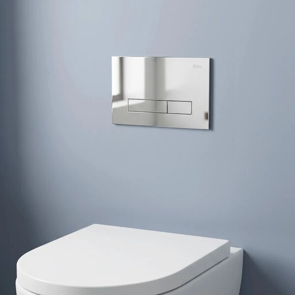 Tlačni gumb za WC predstensko enoto Rea HD K011A-Q in Slim 024N Chrome