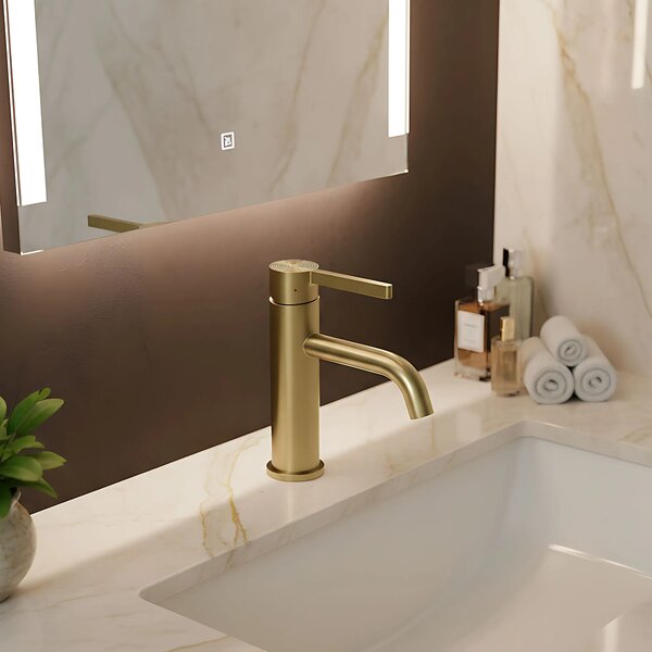REA Foster Mešalnik za umivalnik Gold Brush Low