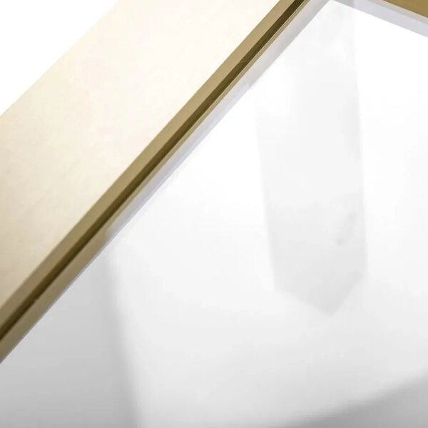 Drsna tuš vrata REA Rapid Slide 150 Gold Brush