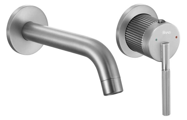 Mešalnik za skrito vgradnjo Rea Argon Nickel Brush + BOX