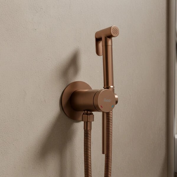 REA Bidet baterija Foss Clif Brush Copper
