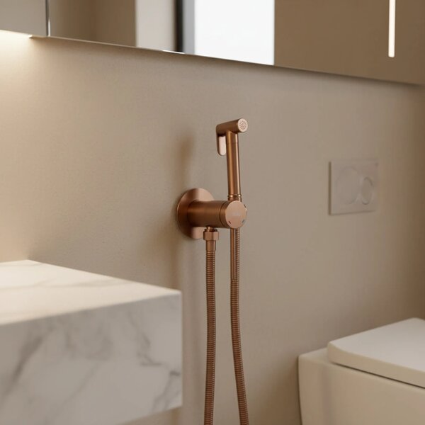 REA Bidet baterija Foss Clif Brush Copper