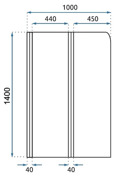 Kopalniški paravan Rea Agat-2 100 Brush Copper