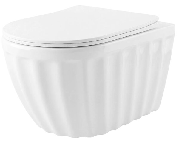 Set: Viseča WC školjka + Nadpultni umivalnik Rea Duo White