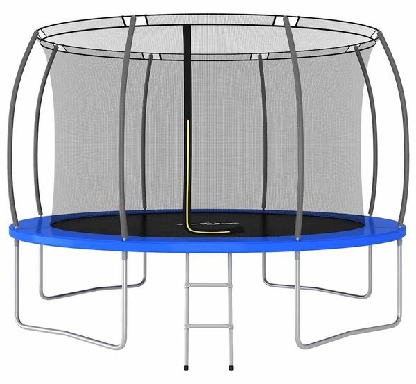 VidaXL Trampolin komplet okrogel 366x80 cm 150 kg