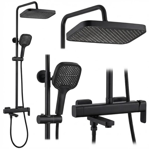 Komplet za prhanje Rea Arlo Black