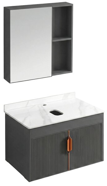 Komplet kopalniškega pohištva s pultom Marti 60cm Grey
