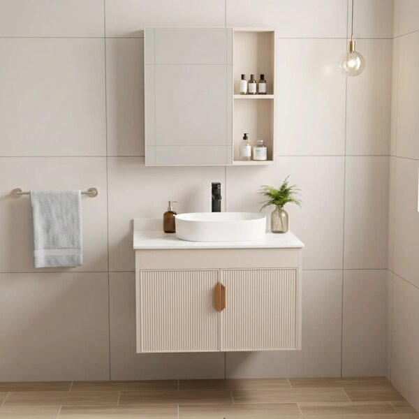 Komplet kopalniškega pohištva s pultom Modo 60cm Beige