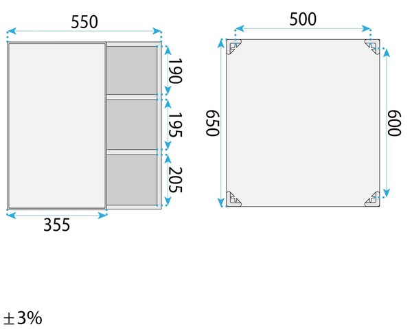 Komplet kopalniškega pohištva z umivalnikom Tula 60cm Beige