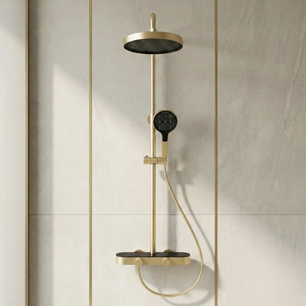 Komplet za prhanje Rea Creo Brush Gold